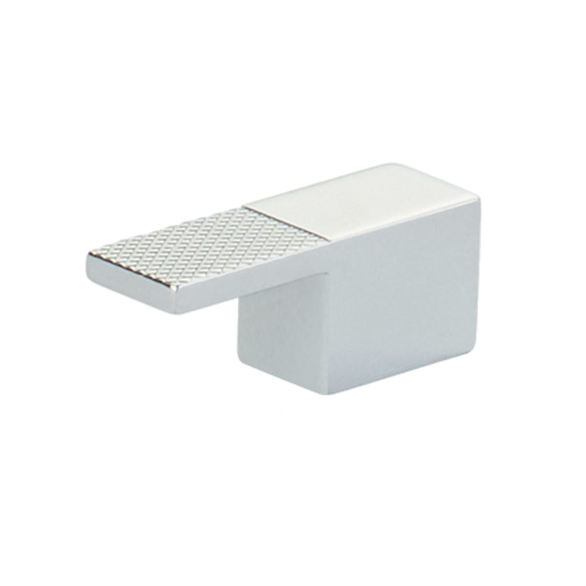 Urbano 5/8" Center to Center Urban Modern Split Texture Diamond Knurled Finger Cabinet Pull / Finger Drawer Knob