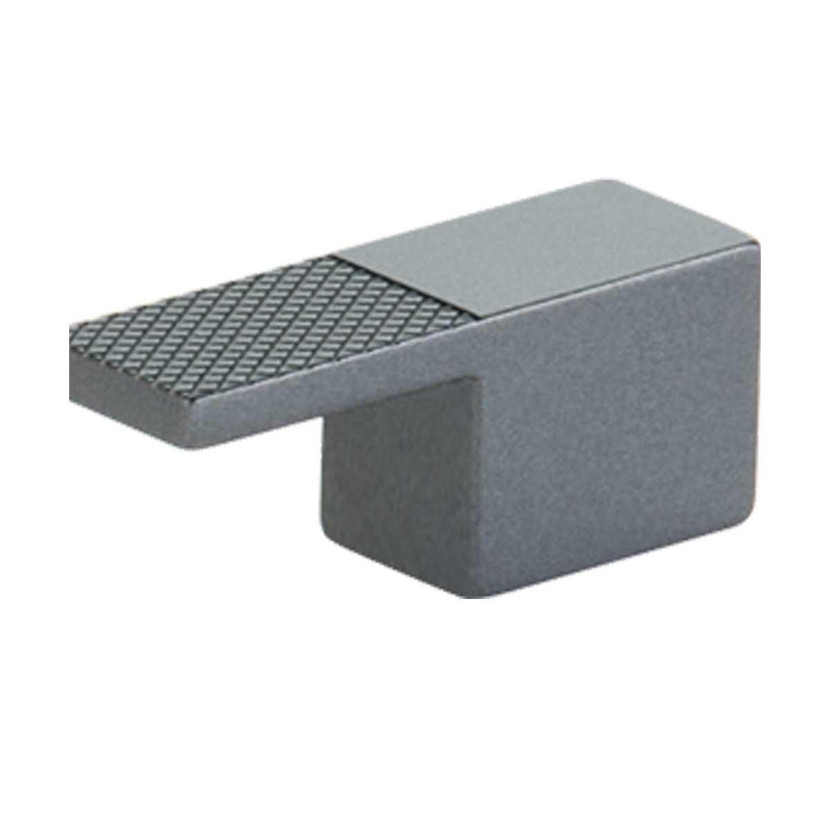 Schaub and Company - 211006-BN - Urbano 5/8" Center to Center Urban Modern Split Texture Diamond Knurled Finger Cabinet Pull / Finger Drawer Knob in Brushed Nickel