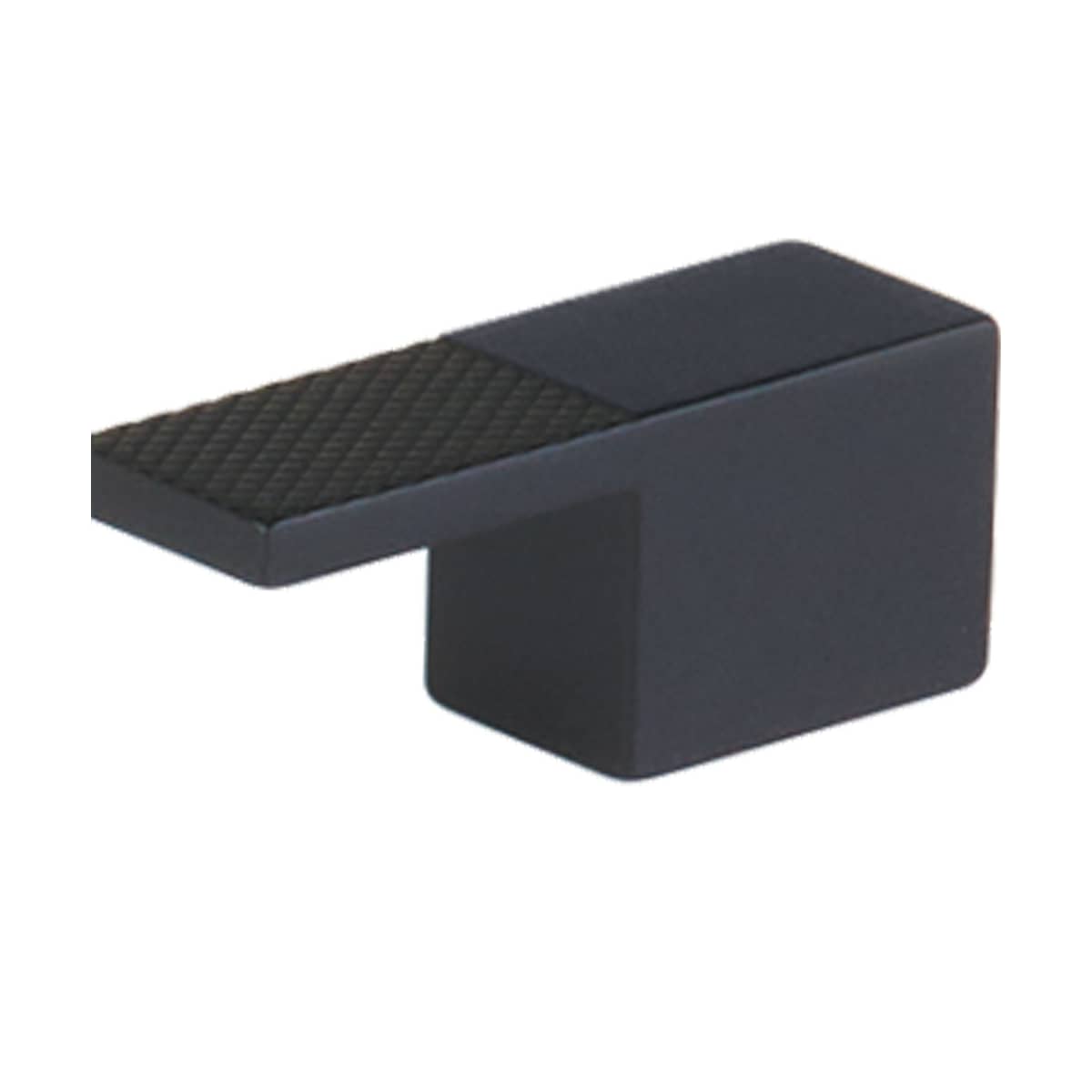 Schaub and Company - 211006-BN - Urbano 5/8" Center to Center Urban Modern Split Texture Diamond Knurled Finger Cabinet Pull / Finger Drawer Knob in Brushed Nickel