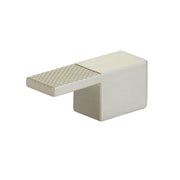 Schaub and Company - 211006-BN - Urbano 5/8" Center to Center Urban Modern Split Texture Diamond Knurled Finger Cabinet Pull / Finger Drawer Knob in Brushed Nickel