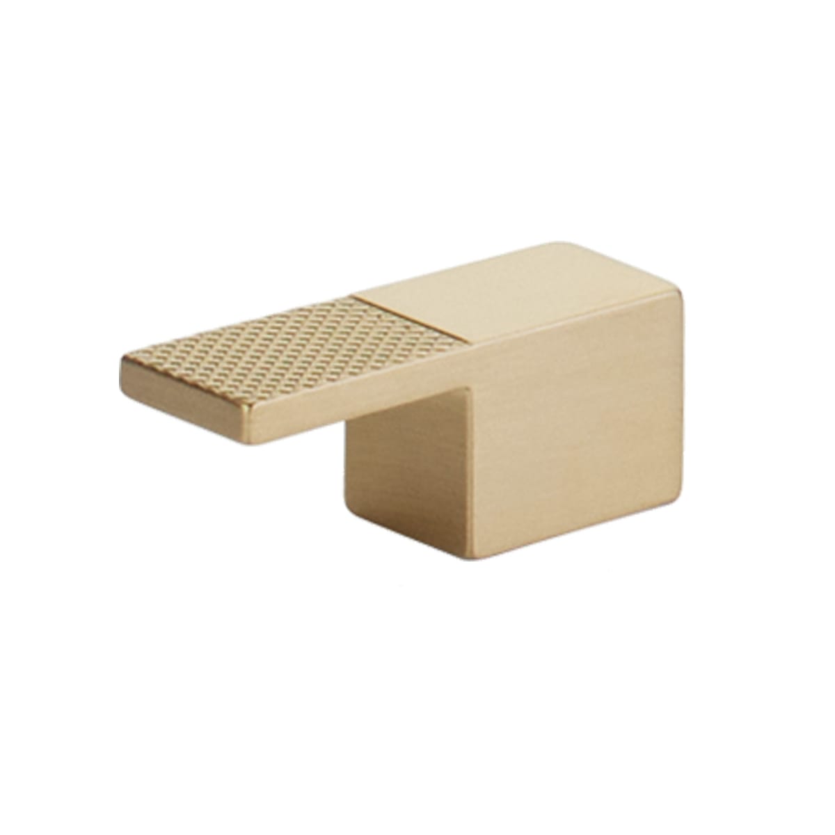 Urbano 5/8" Center to Center Urban Modern Split Texture Diamond Knurled Finger Cabinet Pull / Finger Drawer Knob
