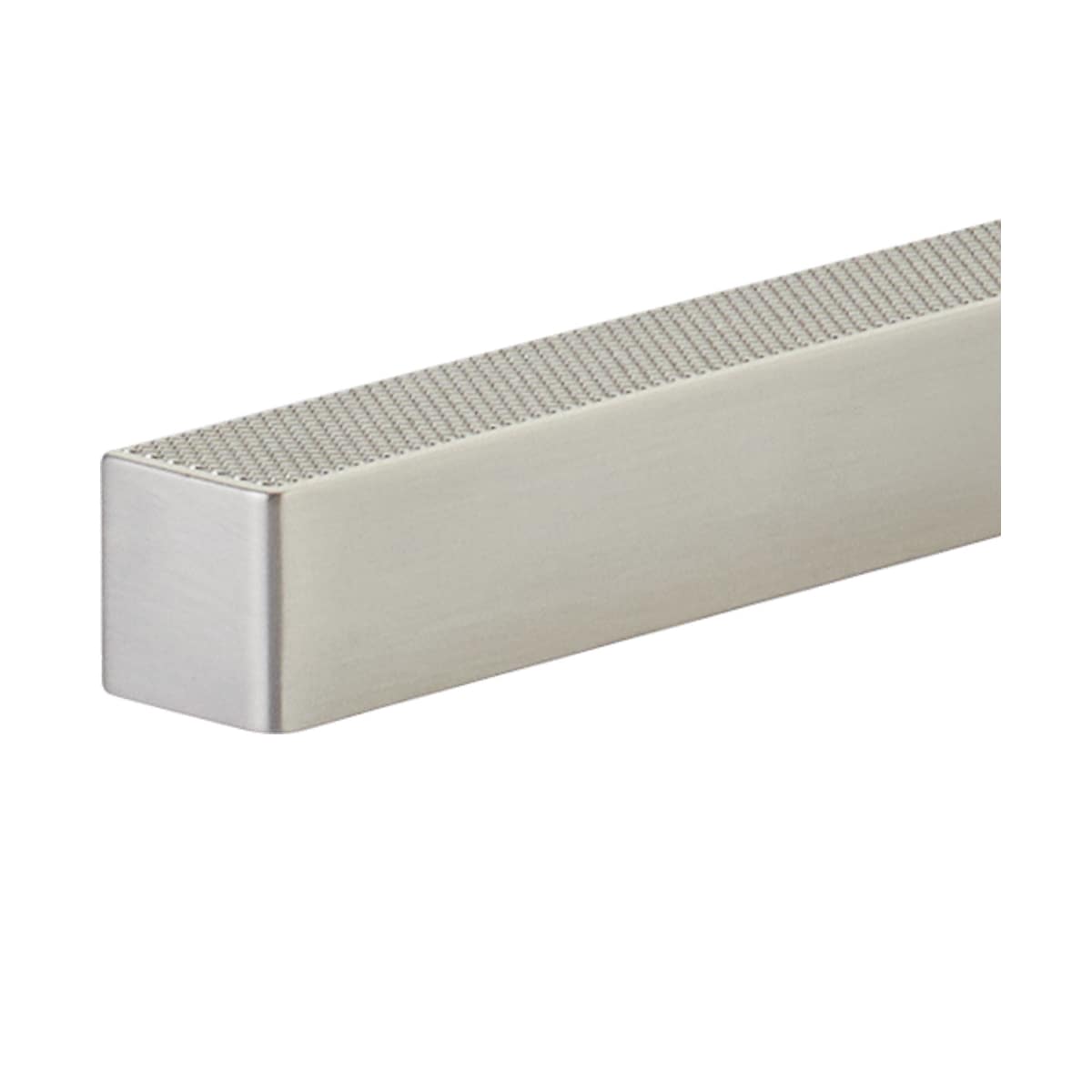 Schaub and Company - 211007-SSB - Urbano 5-5/8" Center to Center Urban Modern Split Texture Diamond Knurled Square Cabinet Cup Pull / Drawer Cup Pull in Signature Satin Brass