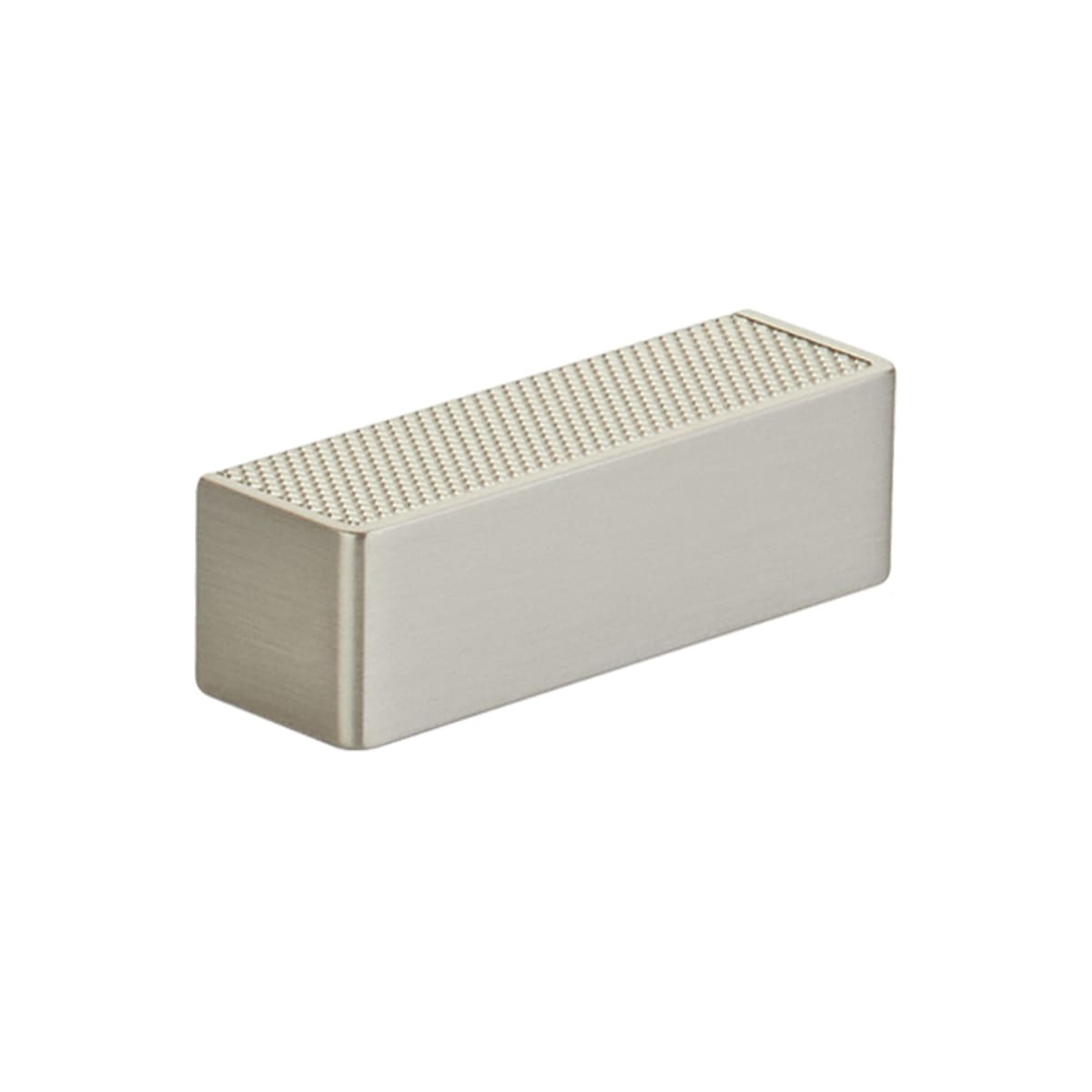 Urbano 1-7/8" Center to Center Urban Modern Split Texture Diamond Knurled Block Square Cabinet Cup Pull / Drawer Cup Pull