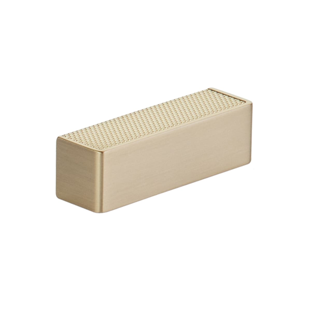 Urbano 1-7/8" Center to Center Urban Modern Split Texture Diamond Knurled Block Square Cabinet Cup Pull / Drawer Cup Pull