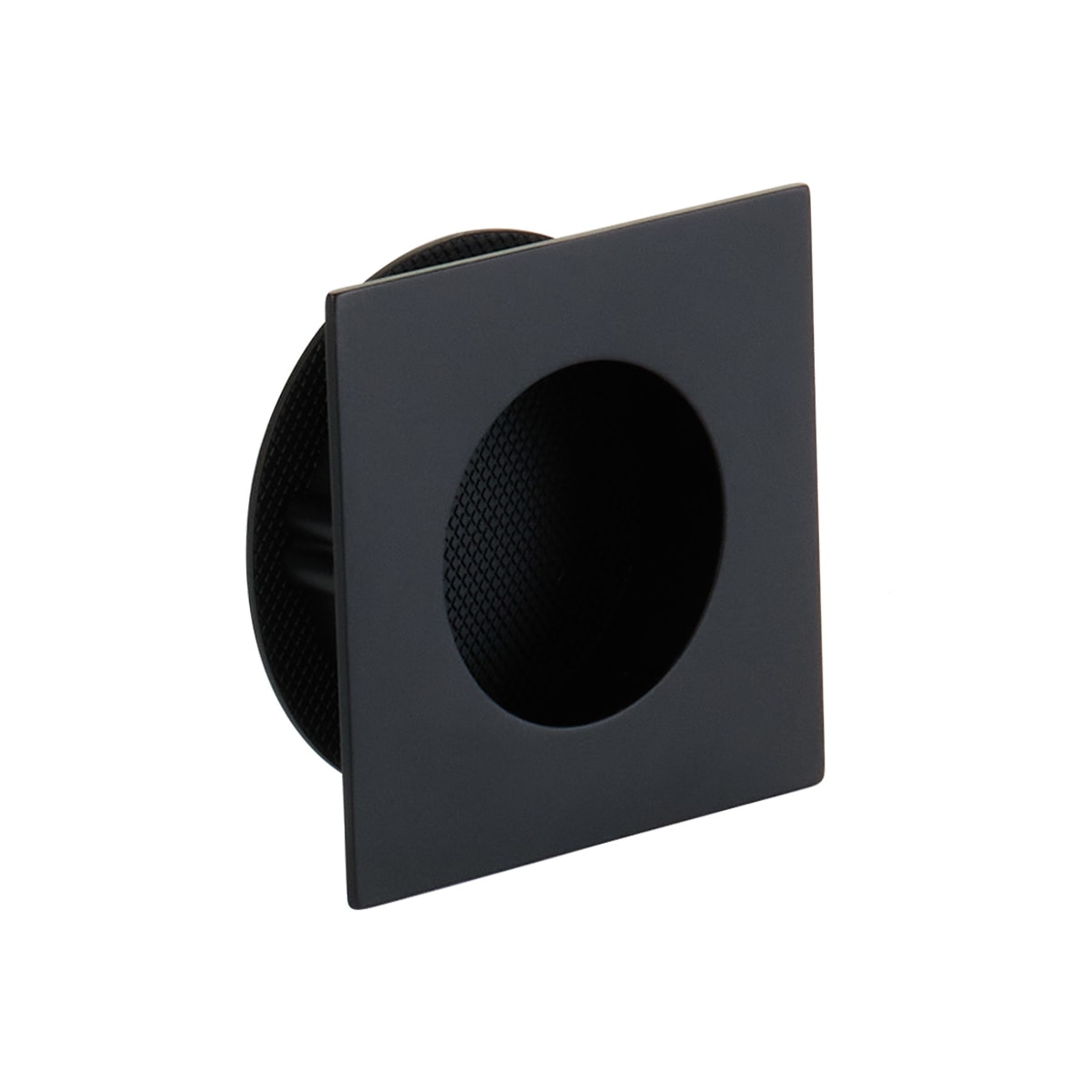 Schaub and Company - 211009-MB - Urbano 2-1/4" Center to Center Urban Modern Recessed Flush Cabinet Pull / Drawer Pull in Matte Black