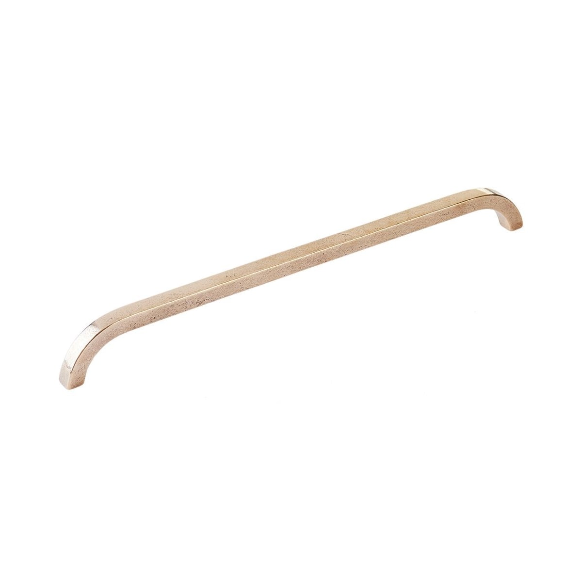 Turno 12" Center to Center Solid Bronze Modern Rustic Square Arch Large Cabinet Handle / Drawer Pull