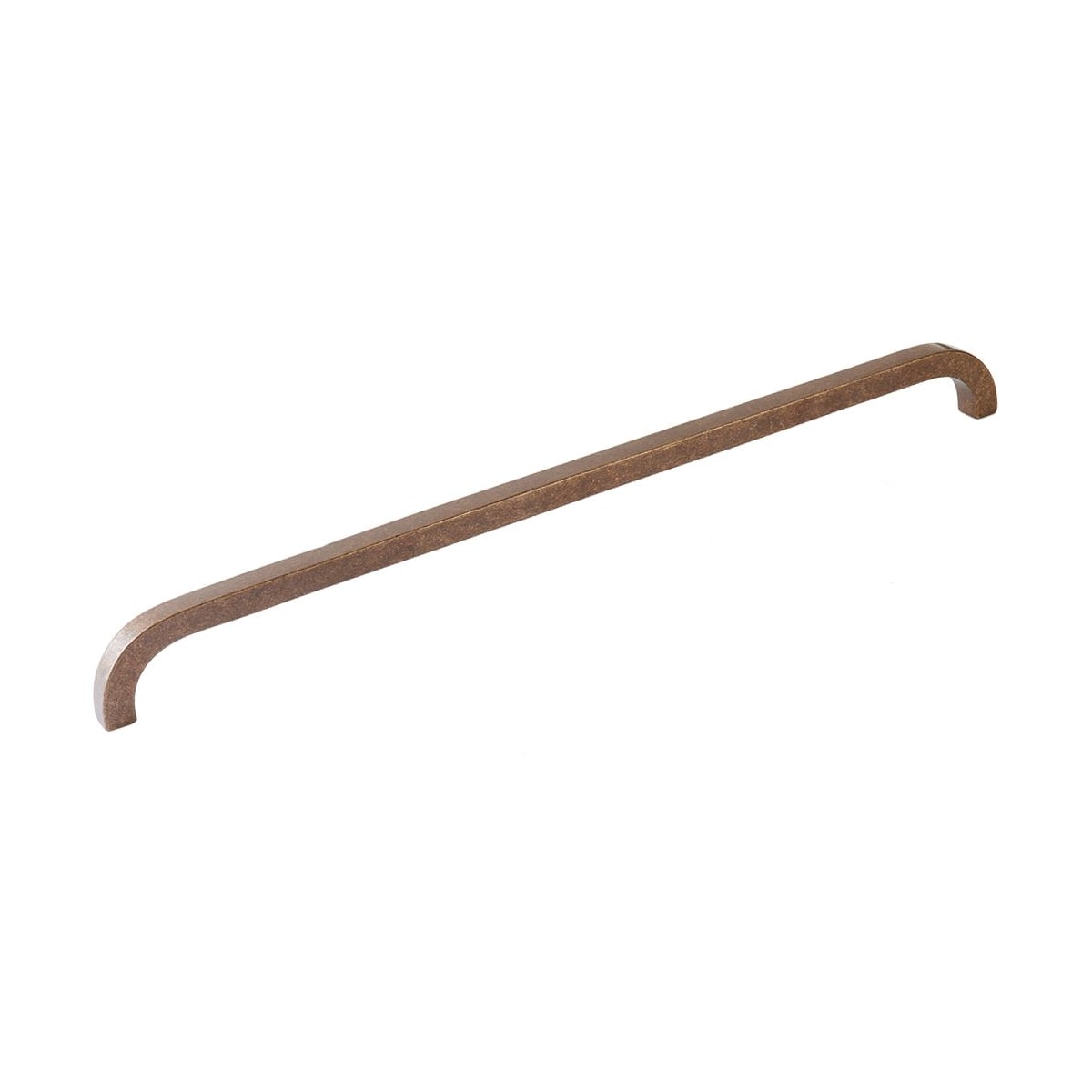 Turno 18" Center to Center Solid Bronze Modern Rustic Arch Appliance Handle / Appliance Pull