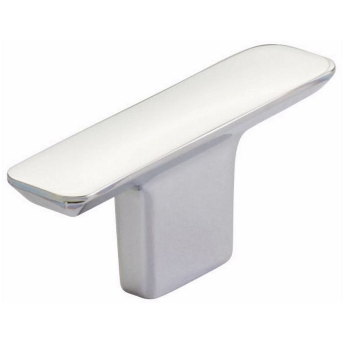 Suave 2" Wide "T" Bar Smooth Curve Cabinet Bar Knob / Drawer Bar Knob