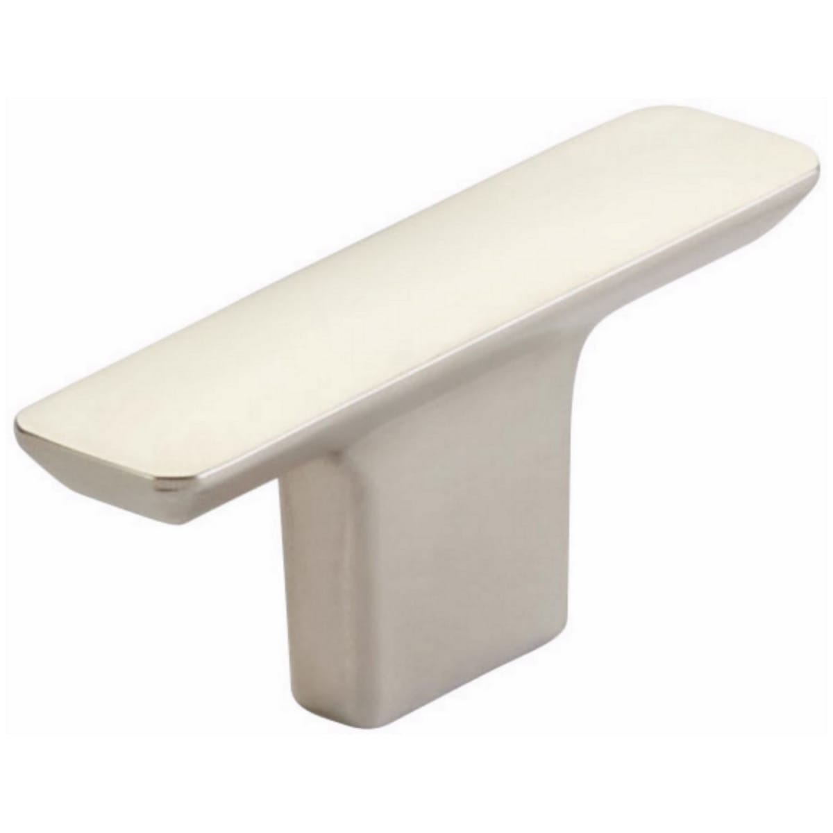 Suave 2" Wide "T" Bar Smooth Curve Cabinet Bar Knob / Drawer Bar Knob