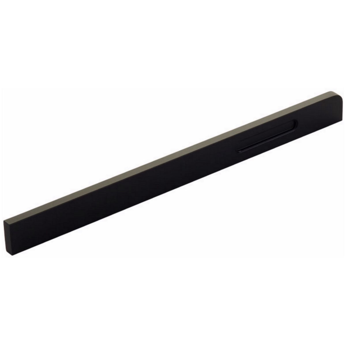 Suave 11-7/8" Center to Center Modern Linear Flush Oversized Cabinet Handle / Drawer Pull