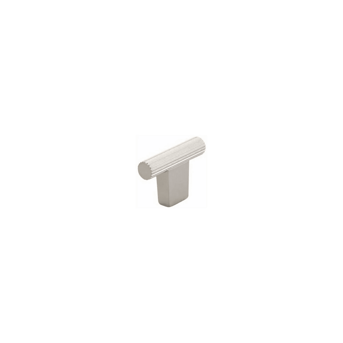 Aspero 2" Wide Ridged Round Cabinet "T" Bar Knob / Drawer Bar Knob