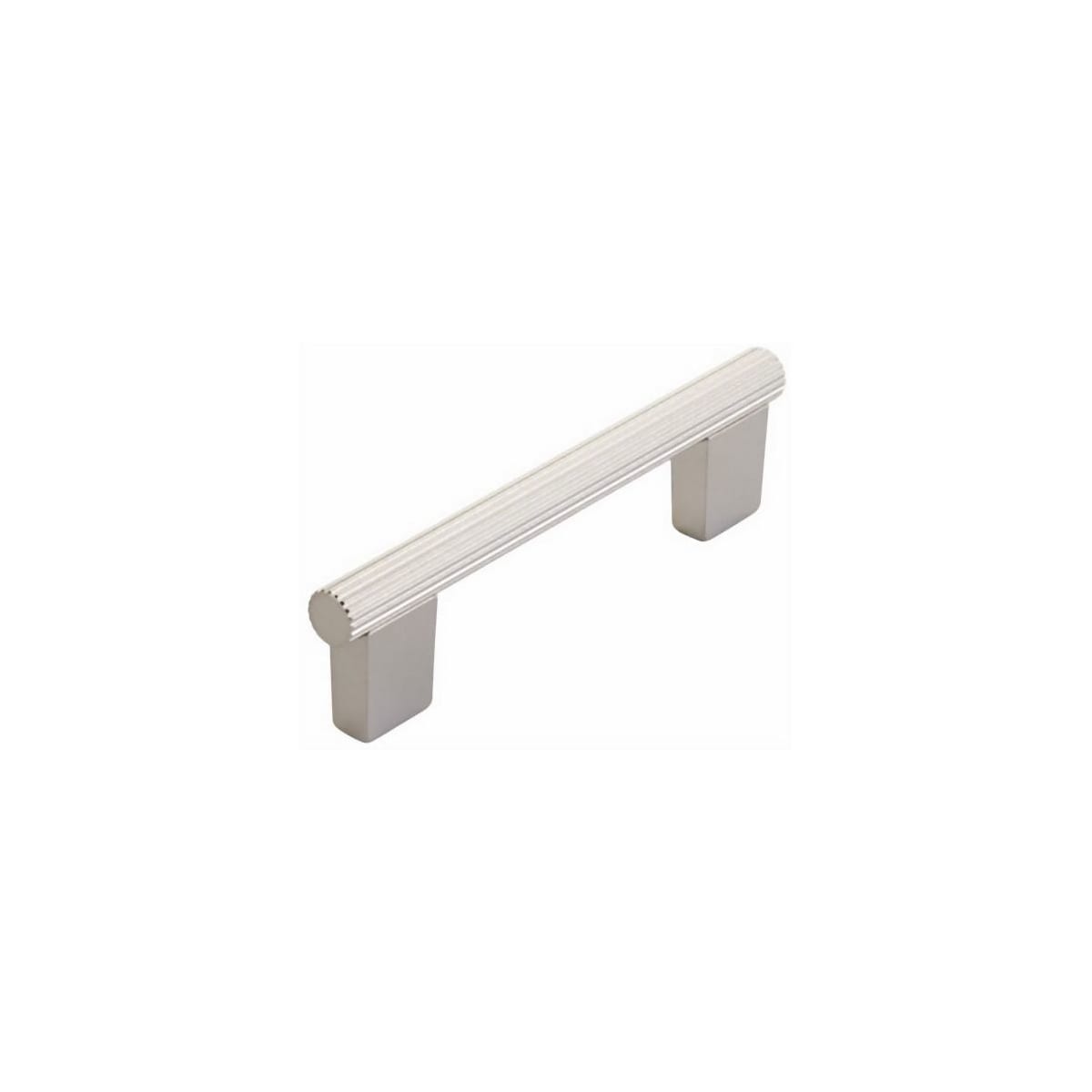Aspero 4" Center to Center Modern Ridged Round Cabinet Bar Handle / Drawer Bar Pull