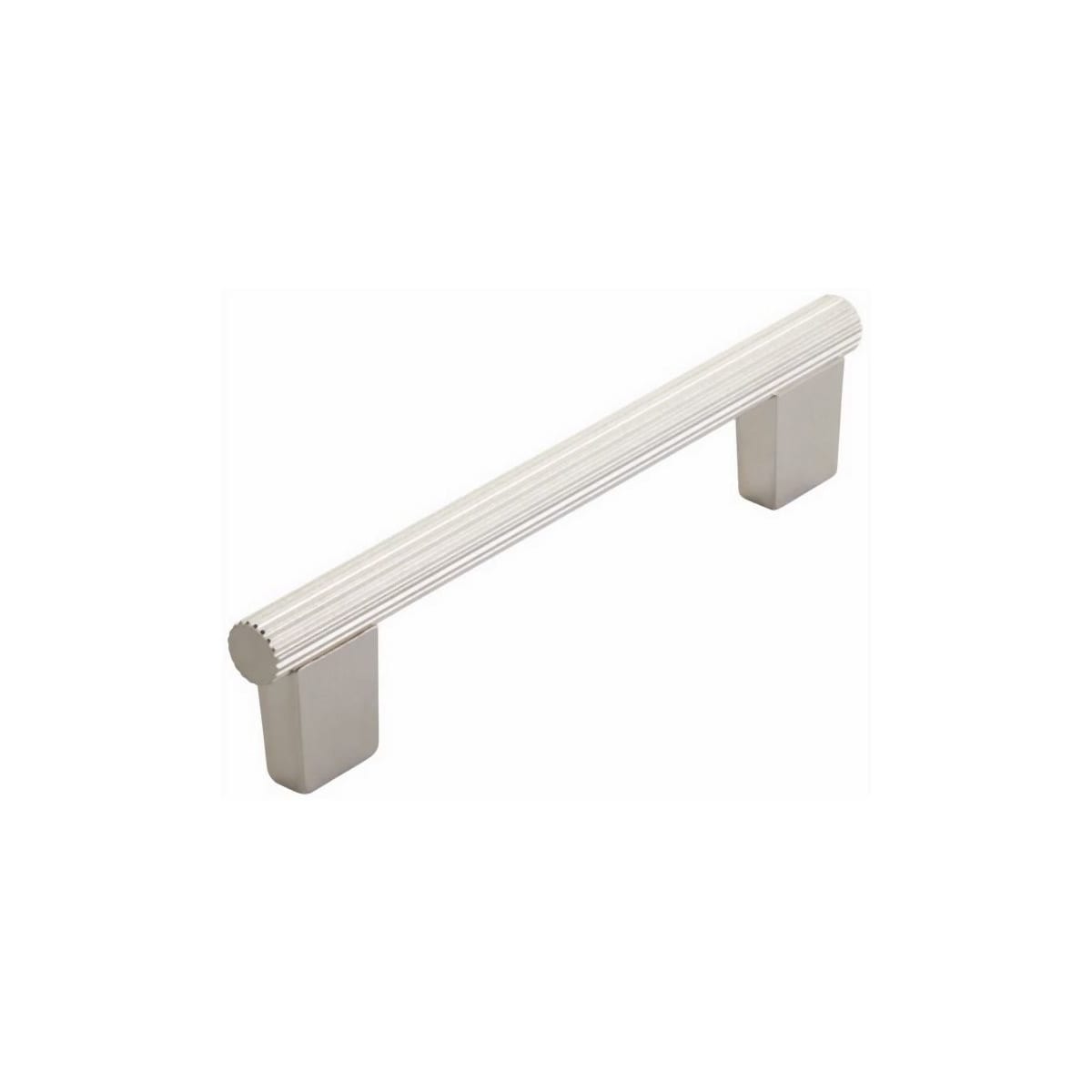 Aspero 5" Center to Center Modern Ridged Round Cabinet Bar Handle / Drawer Bar Pull