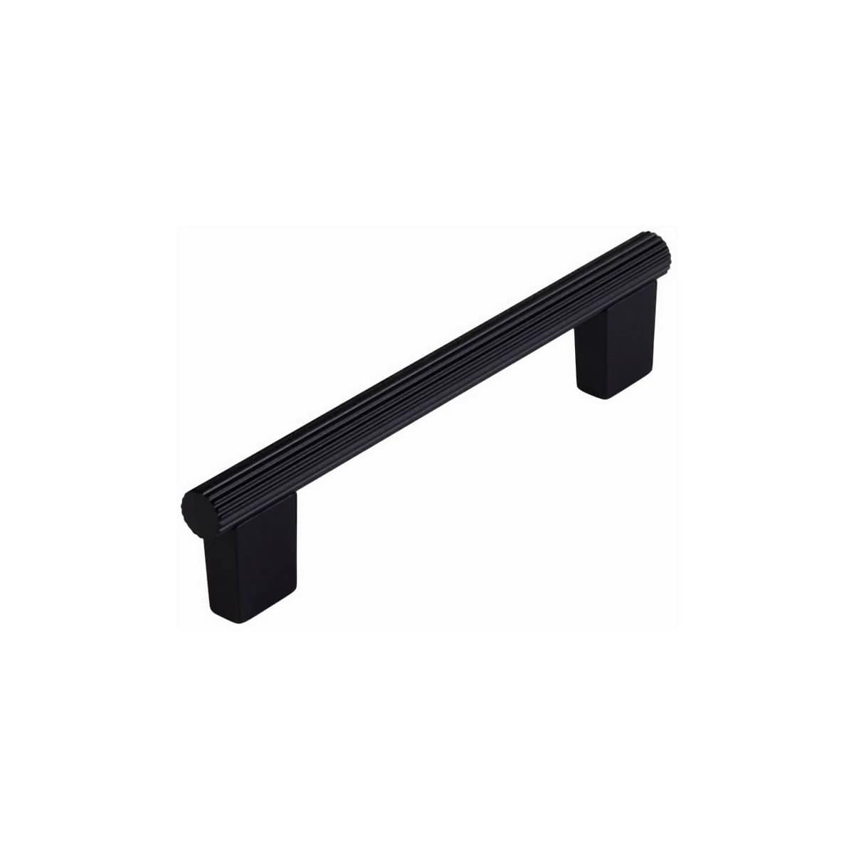 Aspero 5" Center to Center Modern Ridged Round Cabinet Bar Handle / Drawer Bar Pull