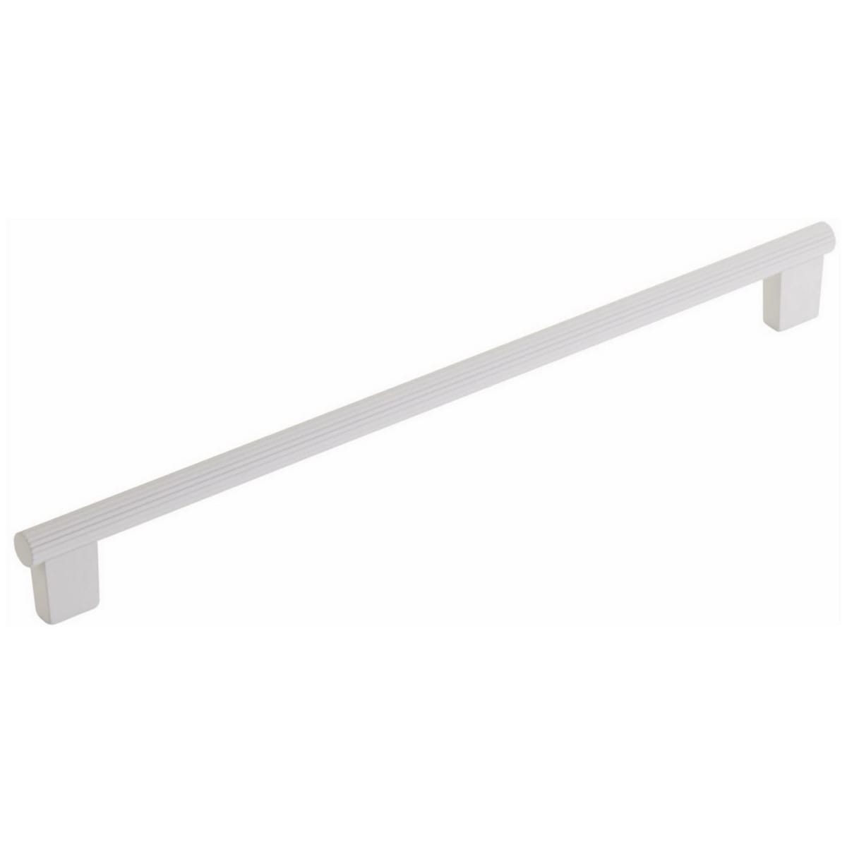 Aspero 12" Center to Center Modern Ridged Round Large Oversized Cabinet Bar Handle / Drawer Bar Pull