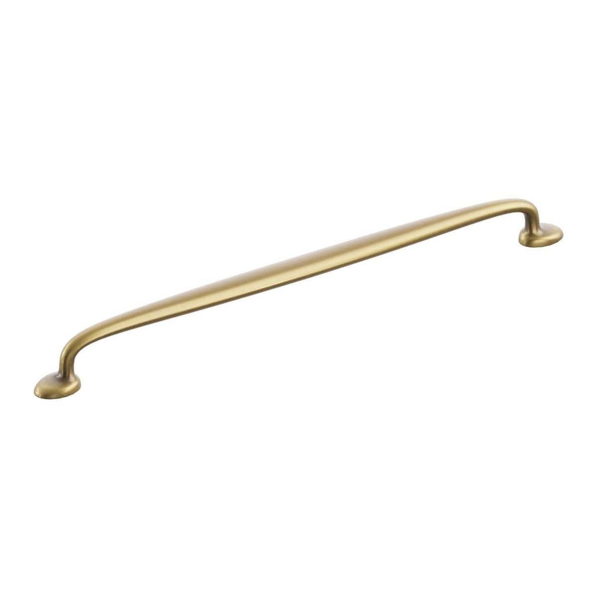 Avenue 12 Inch Center to Center Luxury Farmhouse Solid Brass Large Cabinet Handle / Drawer Pull