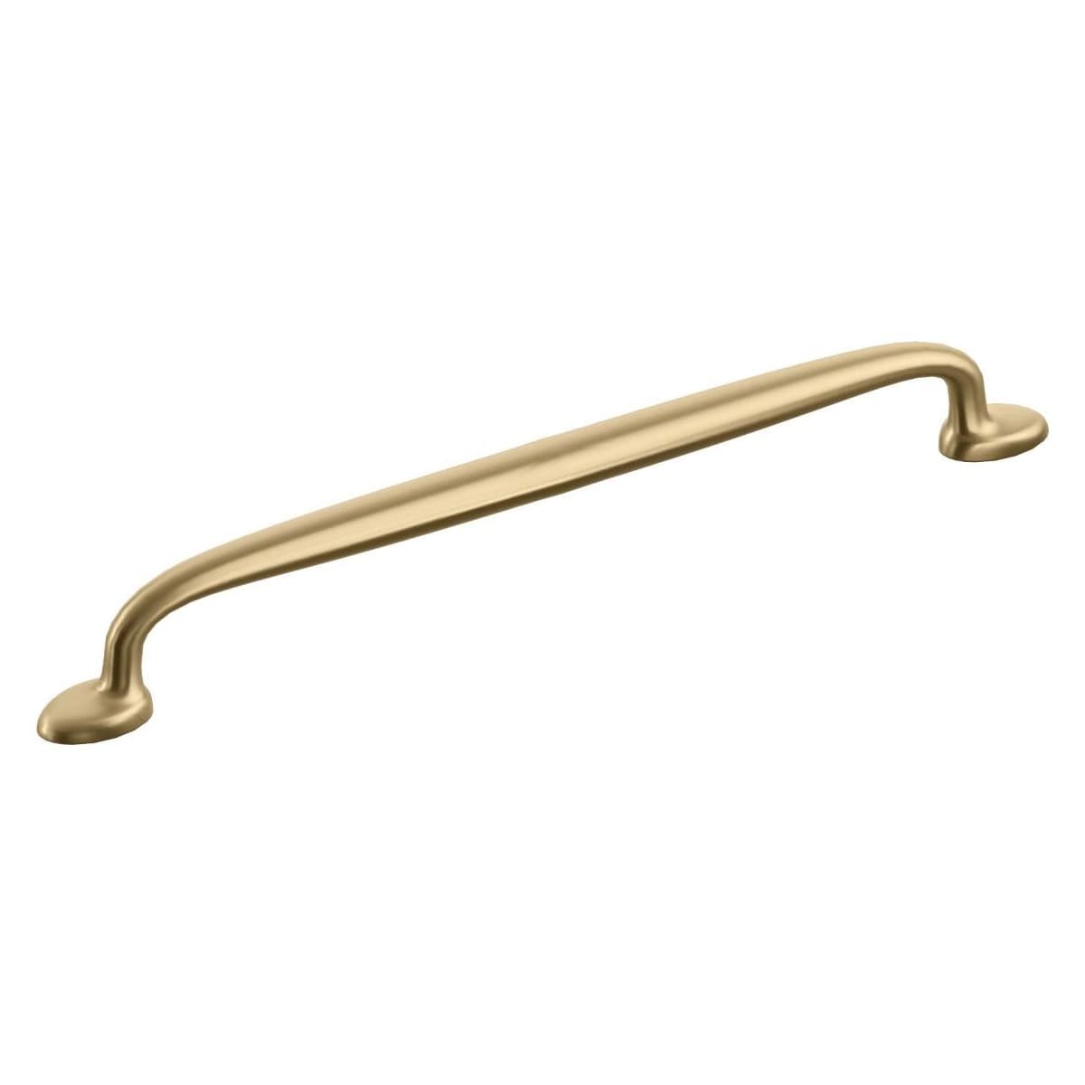 Schaub and Company - 211058-US4 - Avenue 12 Inch Center to Center Solid Brass Luxury Farmhouse Appliance Handle / Pull in Satin Brass