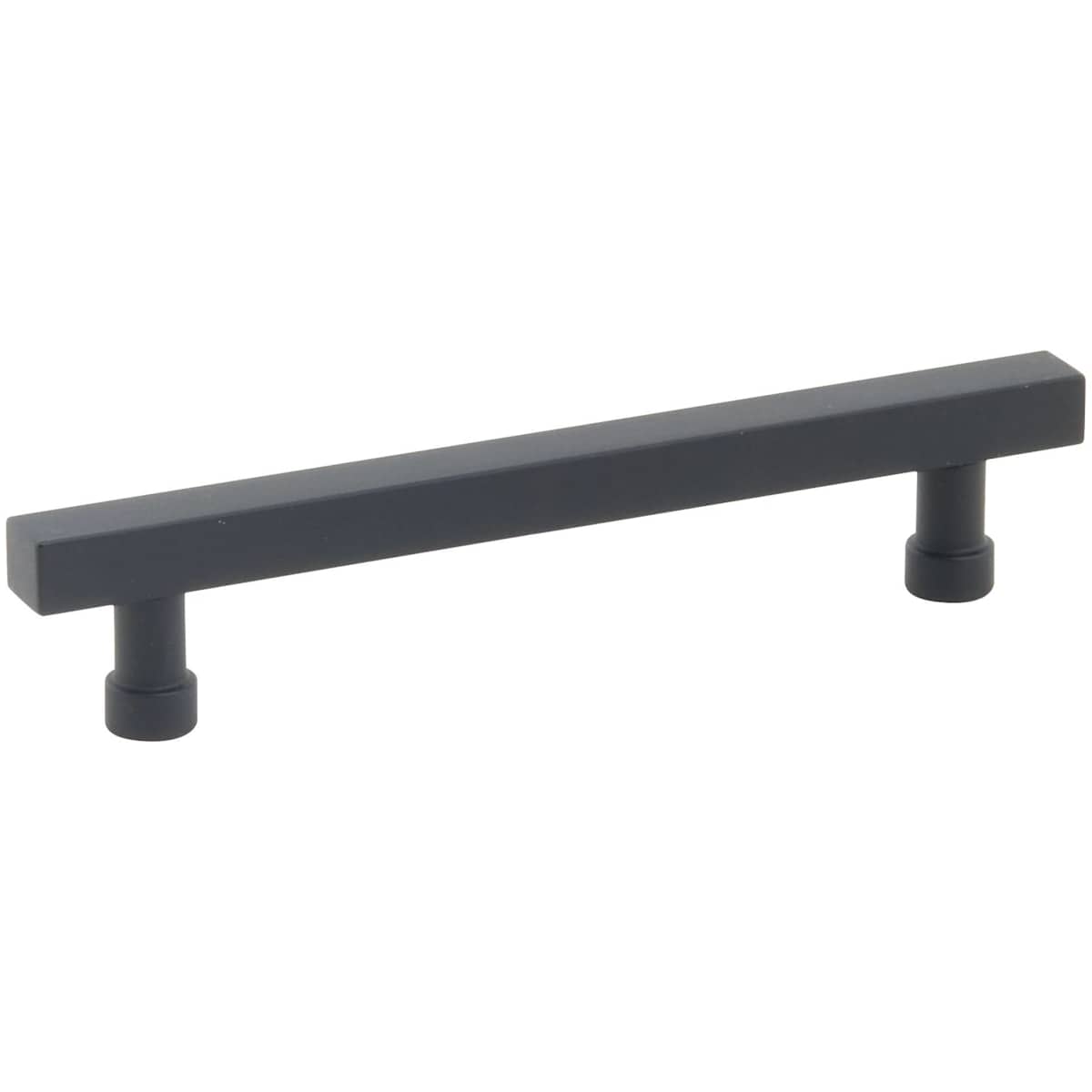 Schaub and Company - 211080-MB - NOHO 5 Inch Center to Center Solid Brass Modern Square Bar Cabinet Handle / Drawer Bar Pull in Matte Black
