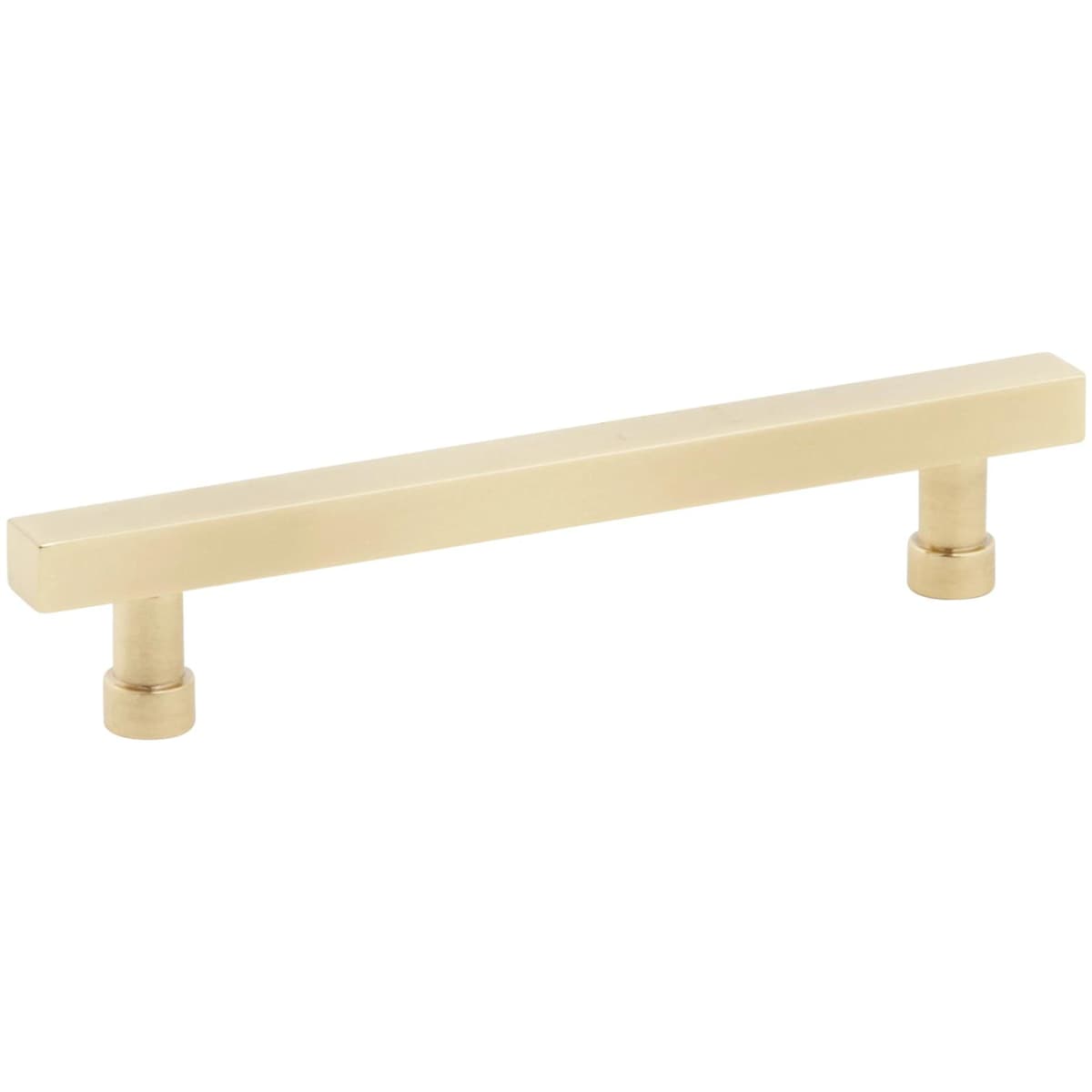 Schaub and Company - 211080-VB - NOHO 5 Inch Center to Center Solid Brass Modern Square Bar Cabinet Handle / Drawer Bar Pull in Vintage Brass