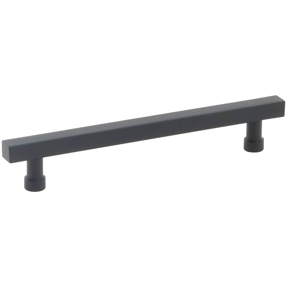 NOHO 6 Inch Center to Center Solid Brass Modern Square Bar Cabinet Handle / Drawer Bar Pull