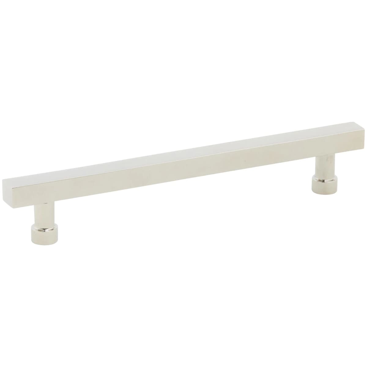NOHO 6 Inch Center to Center Solid Brass Modern Square Bar Cabinet Handle / Drawer Bar Pull