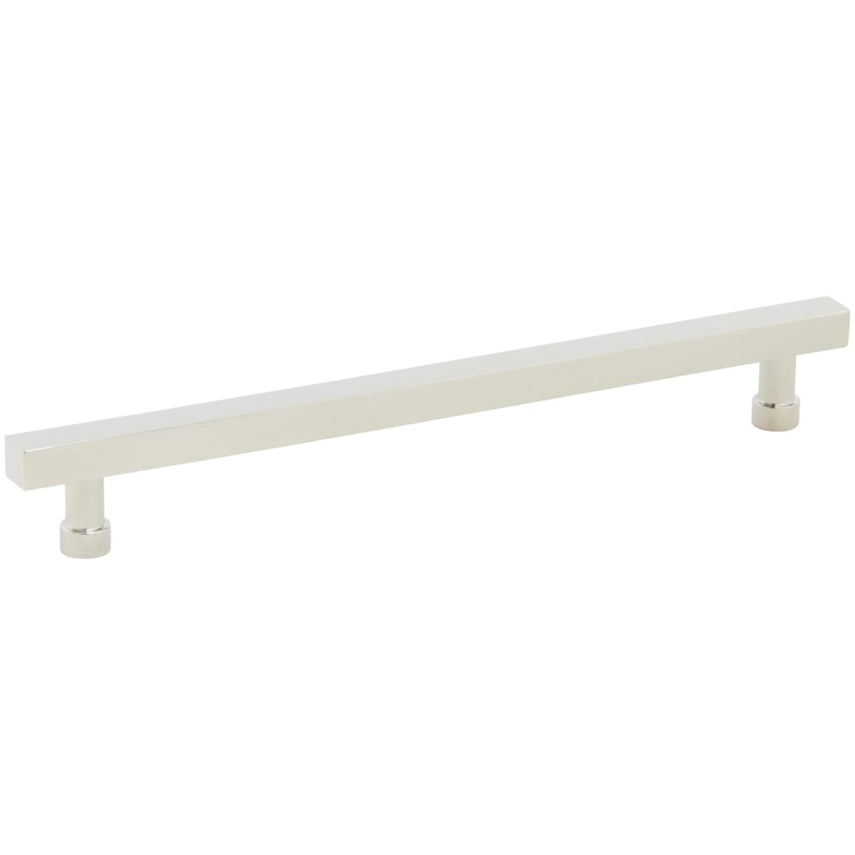 NOHO 8 Inch Center to Center Solid Brass Modern Square Bar Cabinet Handle / Drawer Bar Pull