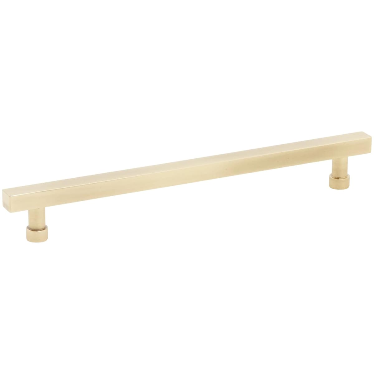 Schaub and Company - 211082-VB - NOHO 8 Inch Center to Center Solid Brass Modern Square Bar Cabinet Handle / Drawer Bar Pull in Vintage Brass