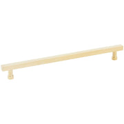 Schaub and Company - 211083-UNBR - NOHO 10 Inch Center to Center Square Bar Cabinet Pull in Unlacquered Brass