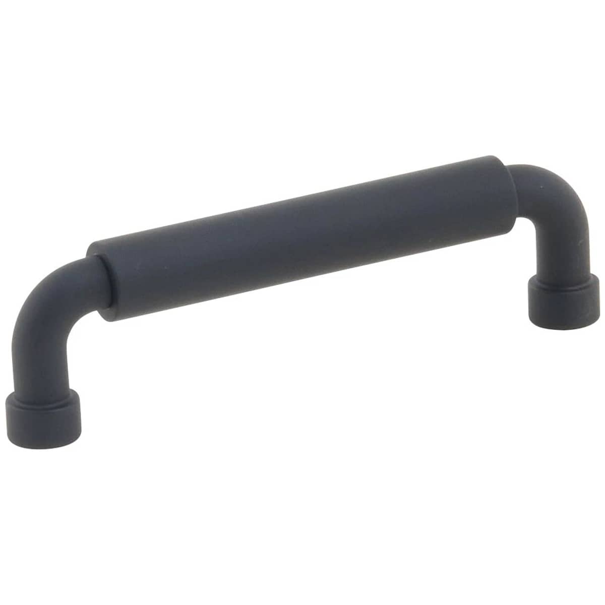 NOHO 4 Inch Center to Center Luxury Solid Brass Single Barrel Cabinet Handle / Drawer Pull