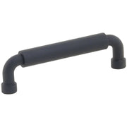NOHO 4 Inch Center to Center Luxury Solid Brass Single Barrel Cabinet Handle / Drawer Pull