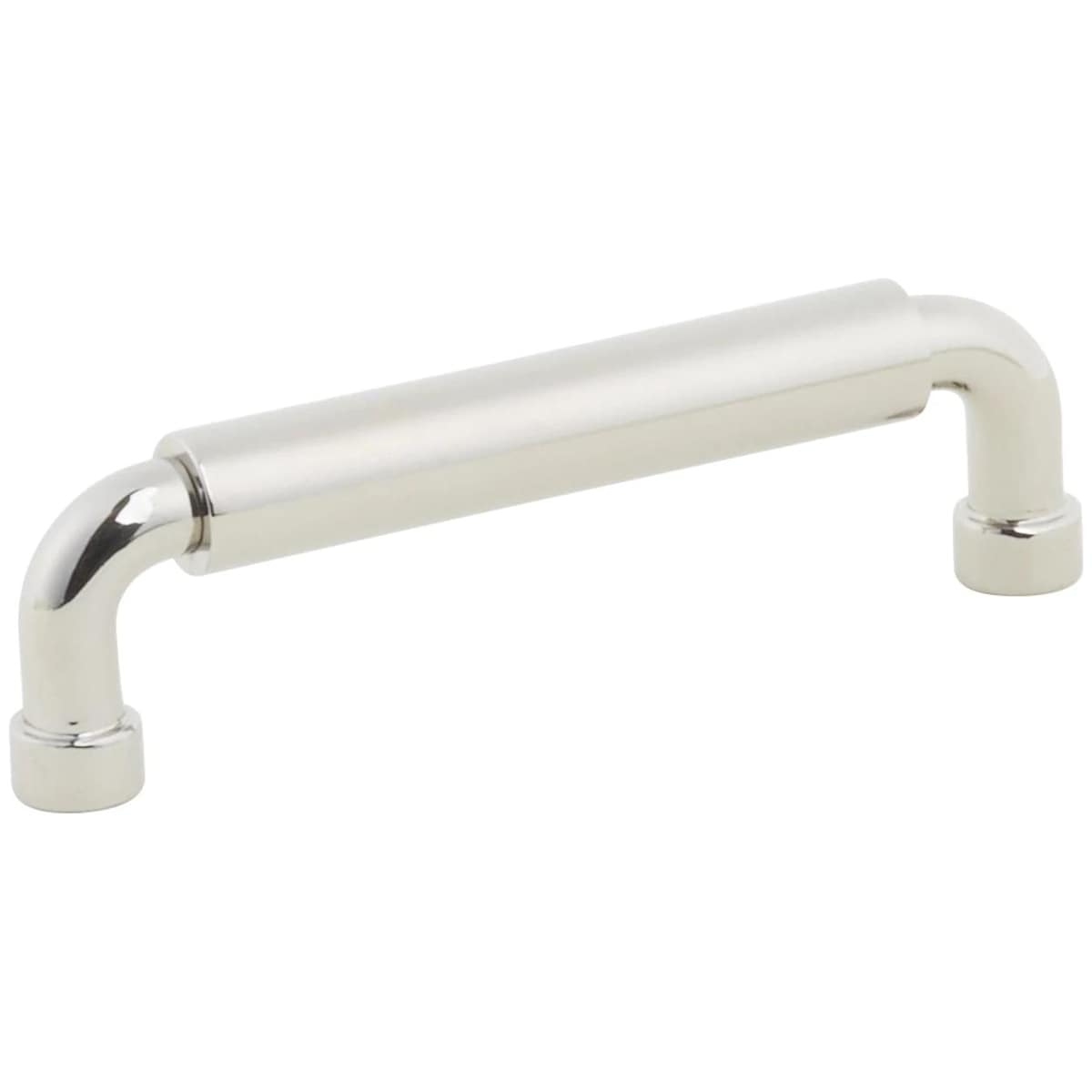 NOHO 4 Inch Center to Center Luxury Solid Brass Single Barrel Cabinet Handle / Drawer Pull