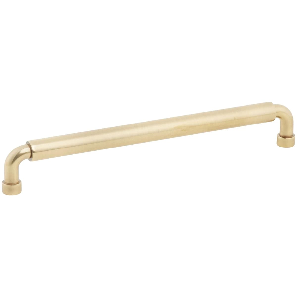 NOHO 8 Inch Center to Center Luxury Solid Brass Single Barrel Cabinet Handle / Drawer Pull