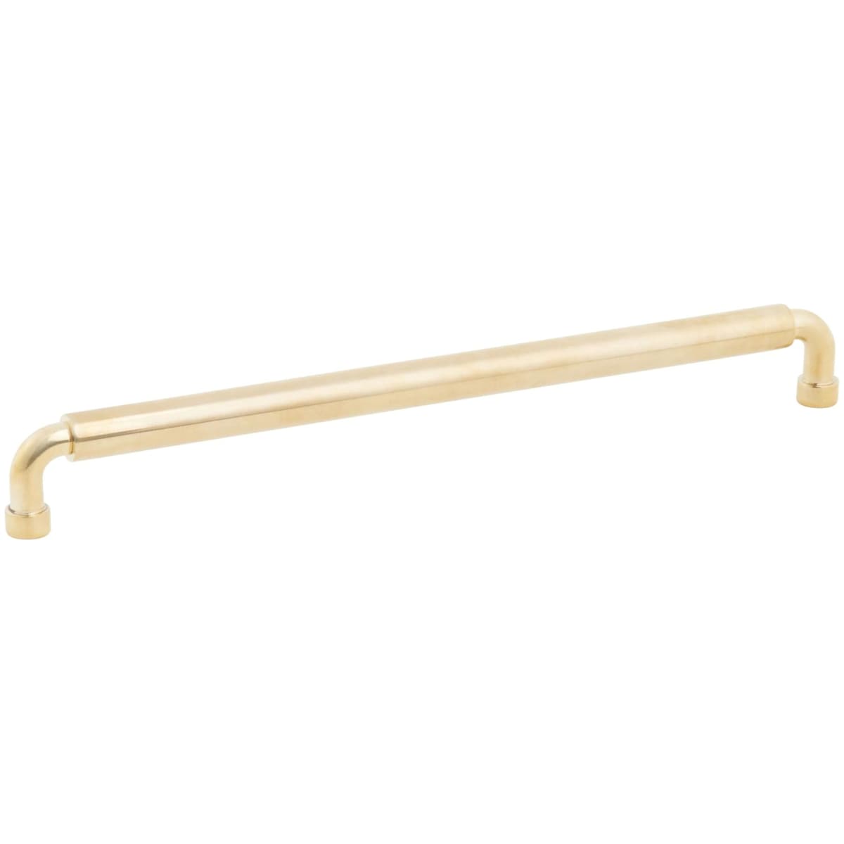 NOHO 10 Inch Center to Center Luxury Solid Brass Single Barrel Large Cabinet Handle / Drawer Pull