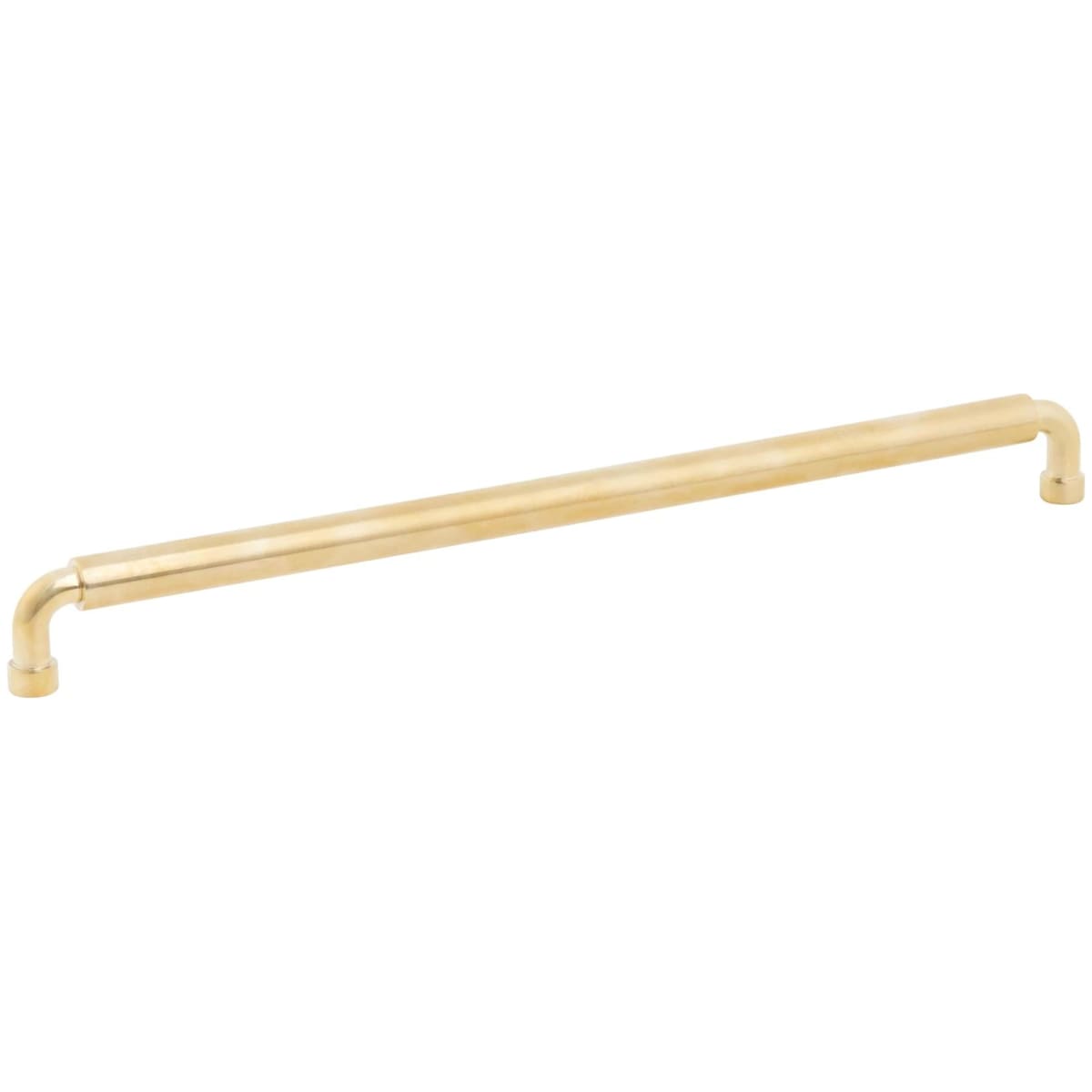 NOHO 12 Inch Center to Center Luxury Solid Brass Single Barrel Large Cabinet Handle / Drawer Pull