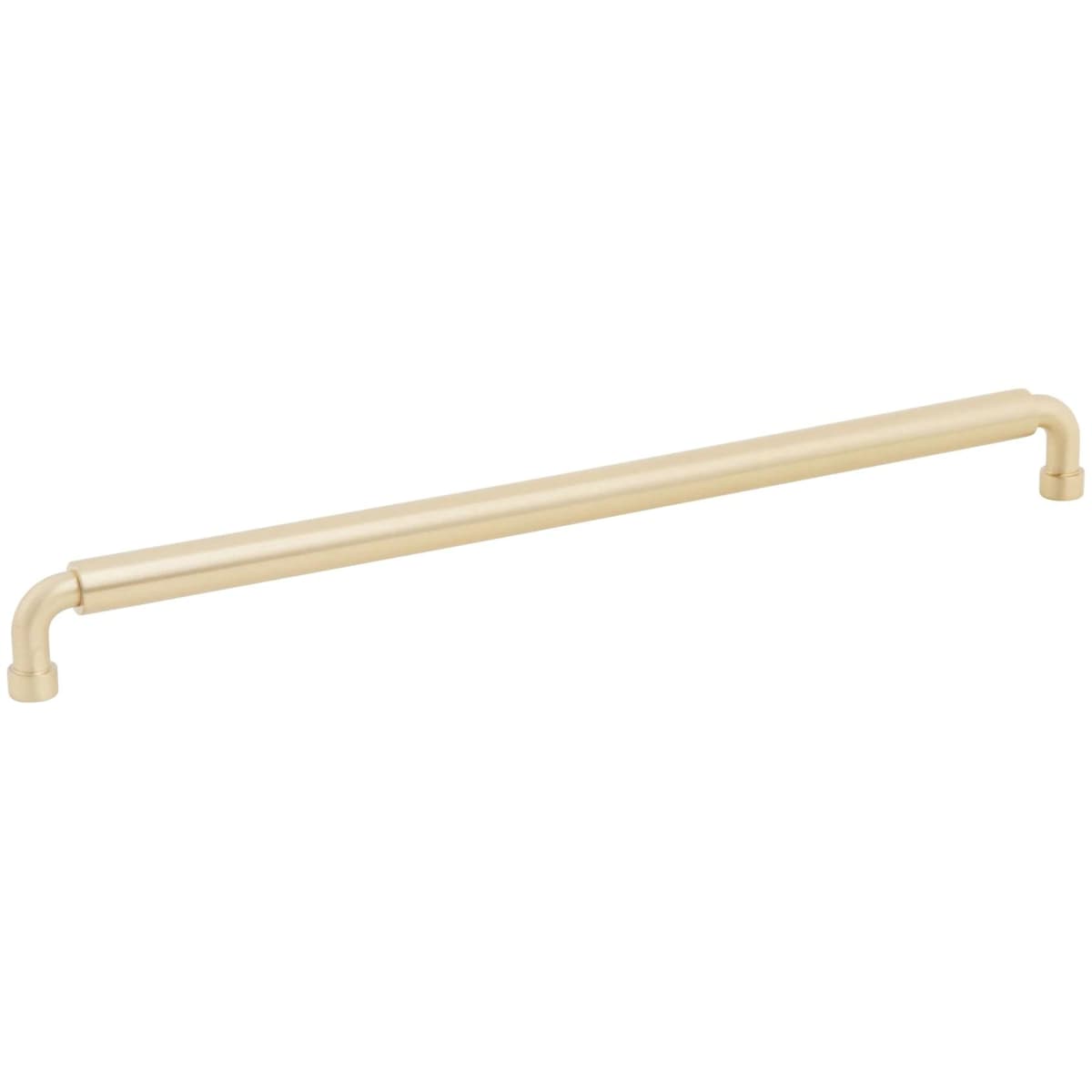 NOHO 12 Inch Center to Center Luxury Solid Brass Single Barrel Large Cabinet Handle / Drawer Pull