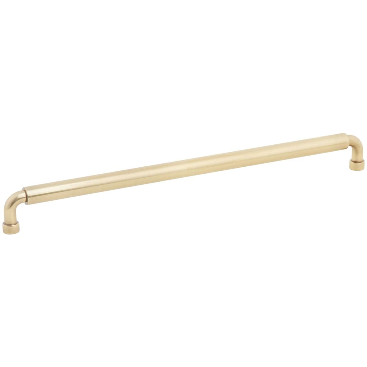 NOHO 12 Inch Center to Center Luxury Solid Brass Single Barrel Large Cabinet Handle / Drawer Pull