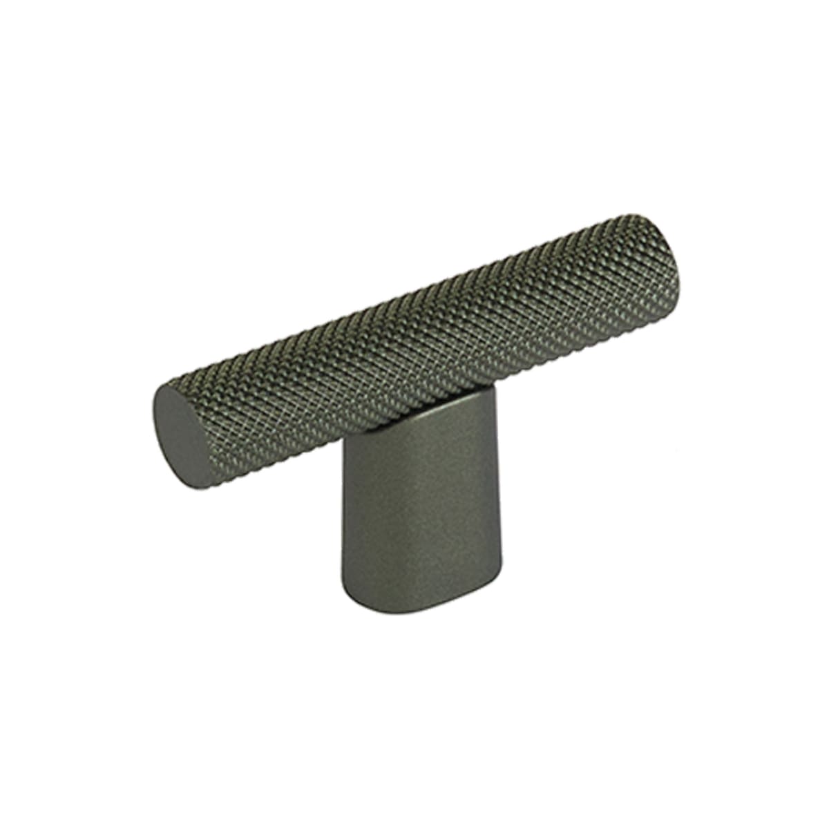 Monza 2" Diamond Knurled Urban Modern Industrial T Bar Cabinet Knob / T Drawer Knob