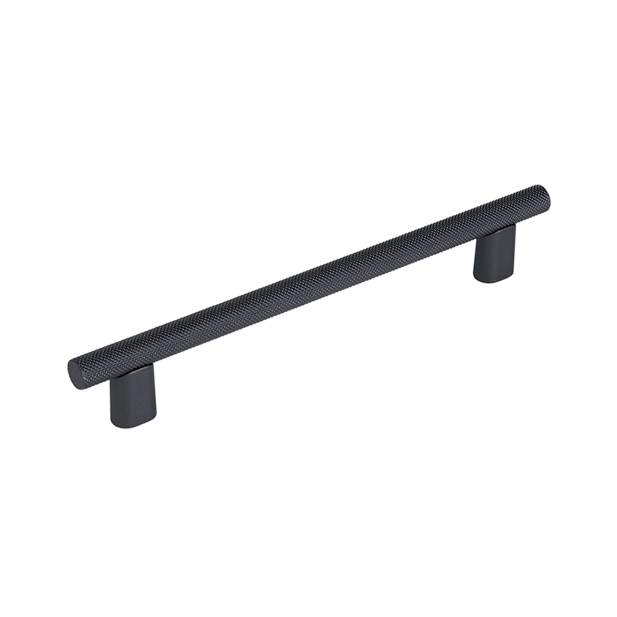 Monza 6" Center to Center Modern Industrial Diamond Knurled Cabinet Handle / Drawer Pull - Made in Italy