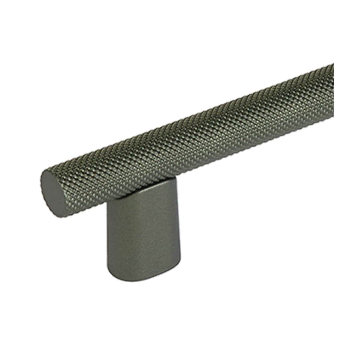 Schaub and Company - 211097-MA - Monza 18" Center to Center Modern Industrial Diamond Knurled Appliance Bar Handle / Appliance Bar Pull - Made in Italy in Magenta