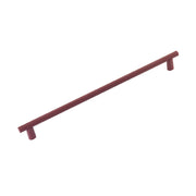 Schaub and Company - 211097-MA - Monza 18" Center to Center Modern Industrial Diamond Knurled Appliance Bar Handle / Appliance Bar Pull - Made in Italy in Magenta
