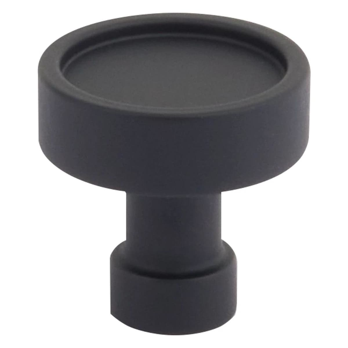 NOHO 1-1/4 Inch Flat Round Modern Solid Brass Cabinet / Drawer Knob