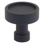 NOHO 1-1/4 Inch Flat Round Modern Solid Brass Cabinet / Drawer Knob