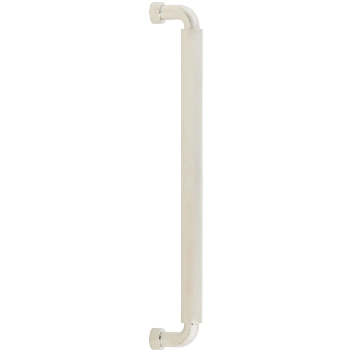 Schaub and Company - 211116-PN - NOHO 12 Inch Center to Center Luxury Solid Brass Single Barrel Appliance Handle / Pull in Polished Nickel