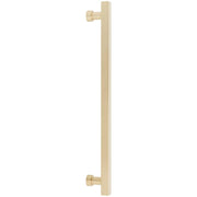 Schaub and Company - 211118-US4 - NOHO 12 Inch Center to Center Solid Brass Modern Square Appliance Bar Handle / Bar Pull in Satin Brass