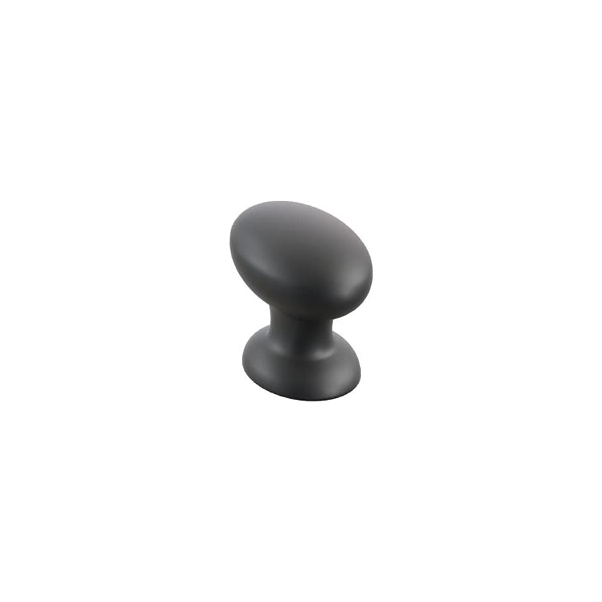 Avenue 1-3/8 Inch Solid Brass Angled Oval Football Cabinet / Drawer Knob