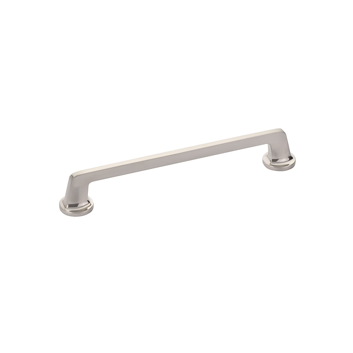 Northport 8" Center to Center Contemporary Nautical Cabinet Handle Pull with Round Post Bases
