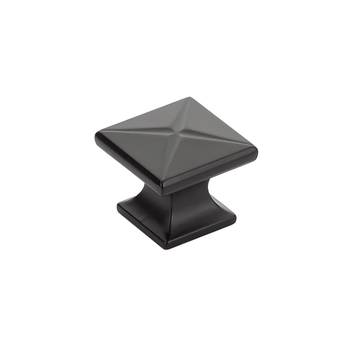 Northport 1-3/8" Contemporary Square Cabinet Knob with "X" Design