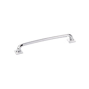 Schaub and Company - 217-26 - Northport 8" Center to Center Contemporary Industrial Cabinet Handle Pull with Square Footplates in Polished Chrome