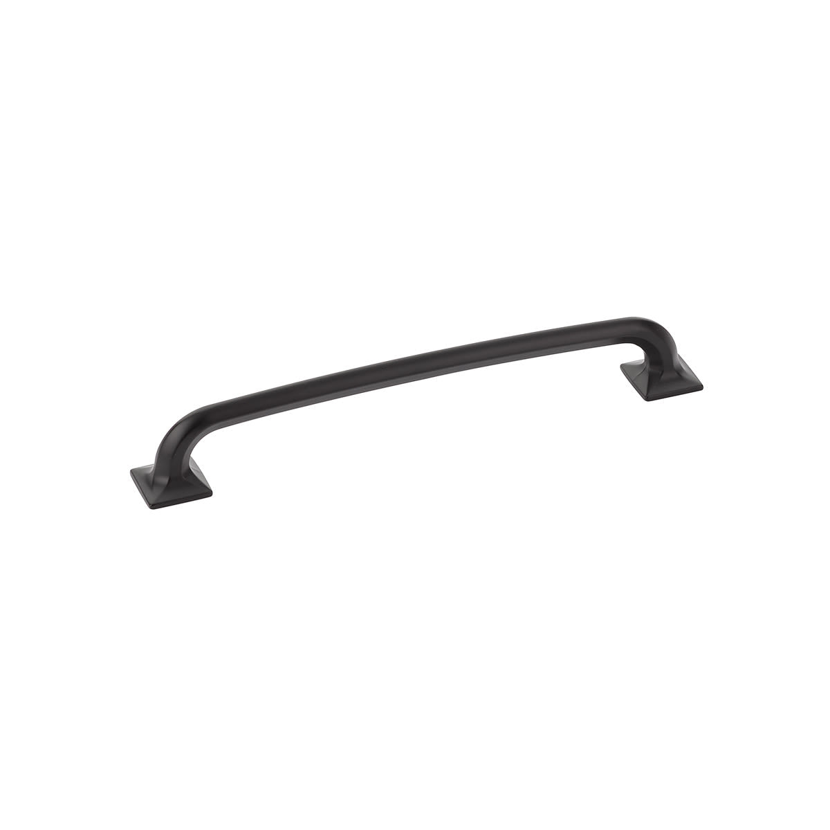 Northport 8" Center to Center Contemporary Industrial Cabinet Handle Pull with Square Footplates