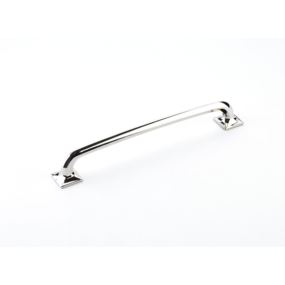 Northport 8" Center to Center Contemporary Industrial Cabinet Handle Pull with Square Footplates